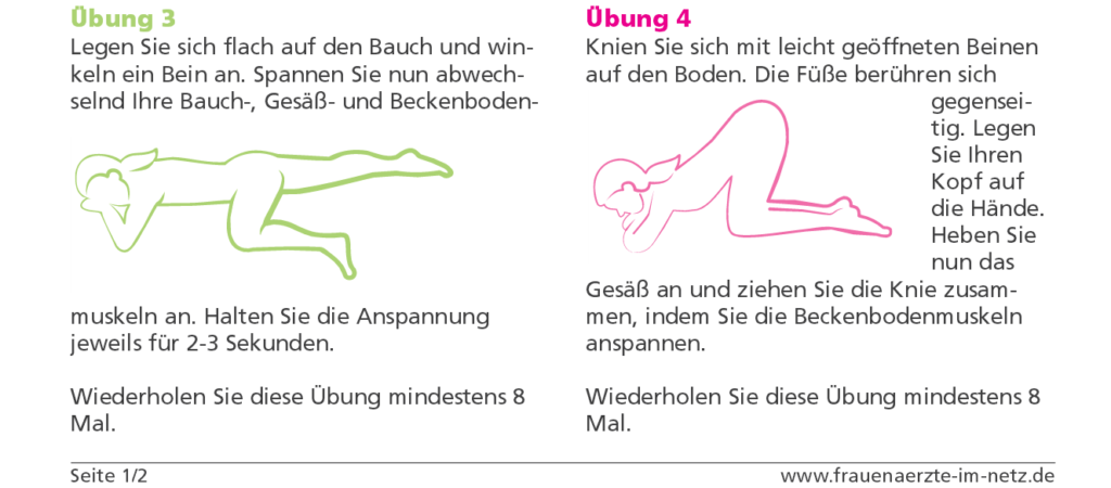 beckenbodentraining beckenbodenmuskulatur übungen training anfänger fortgeschrittene liebeskugeln